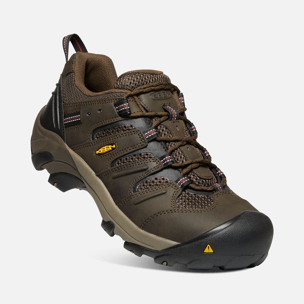 Keen Arbetsskor Herr Bruna - Lansing Låga (Steel Toe) - 150627AQK